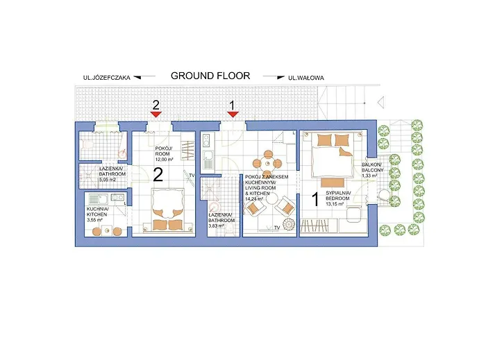 Apartament Rooms Bytom *